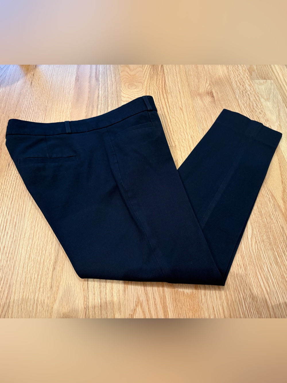 Banana Republic Sloan Pants Womens 2P Petite Navy Slim Ankle